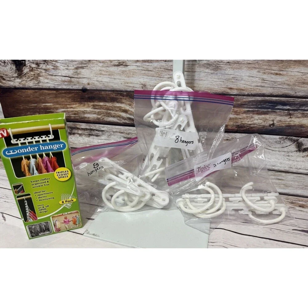 Wonder Hanger 19 Pack Closet Space Saving Organizing As Seen on TV